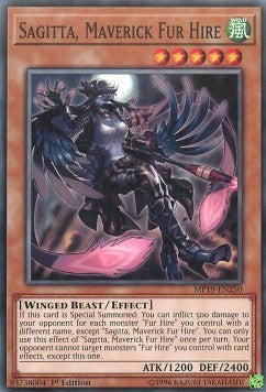 Sagitta, Maverick Fur Hire⁣ - 2019 Gold Sarcophagus Tin Mega Pack⁣ (Common)⁣ [250]