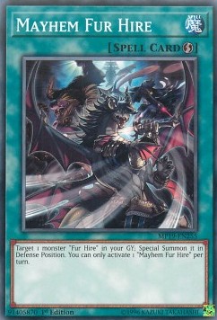 Mayhem Fur Hire⁣ - 2019 Gold Sarcophagus Tin Mega Pack⁣ (Common)⁣ [255]