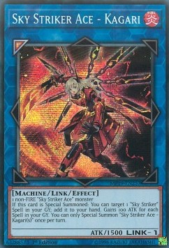 Sky Striker Ace - Kagari⁣ - 2019 Gold Sarcophagus Tin Mega Pack⁣ (Secret Rare)⁣ [257]