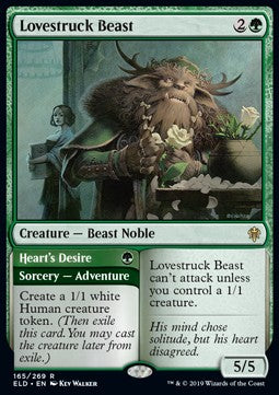 Lovestruck Beast // Heart's Desire - Throne of Eldraine (Rare) [ELD-165]