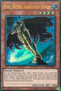 Evil HERO Adusted Gold⁣ - Legendary Duelists: Immortal Destiny⁣ (Ultra Rare)⁣ [013]