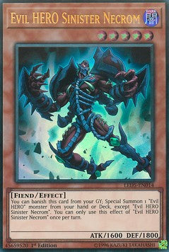 Evil HERO Sinister Necrom - Legendary Duelists: Immortal Destiny (Ultra Rare) [LED5-014]