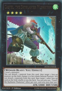 Castel, the Skyblaster Musketeer⁣ - Duel Devastator⁣ (Ultra Rare)⁣ [018]