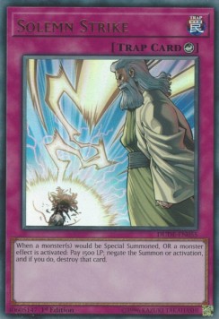 Solemn Strike⁣ - Duel Devastator⁣ (Ultra Rare)⁣ [055]