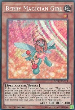 Berry Magician Girl (V.3 - Secret Rare) - The Dark Side of Dimensions Movie Pack (Secret Rare) [MVP1-S14]