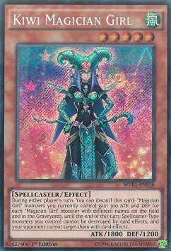 Kiwi Magician Girl (V.3 - Secret Rare) - The Dark Side of Dimensions Movie Pack (Secret Rare) [MVP1-S16]