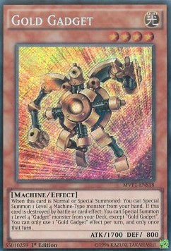 Gold Gadget (V.3 - Secret Rare) - The Dark Side of Dimensions Movie Pack (Secret Rare) [MVP1-S18]