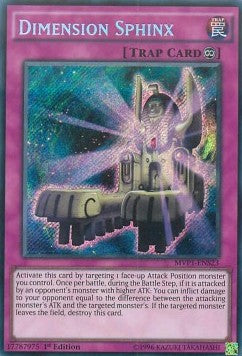Dimension Sphinx (V.3 - Secret Rare) - The Dark Side of Dimensions Movie Pack (Secret Rare) [MVP1-S23]
