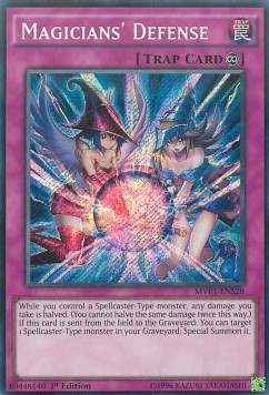 Magicians' Defense (V.3 - Secret Rare)⁣ - The Dark Side of Dimensions Movie Pack⁣ (Secret Rare)⁣ [S28]