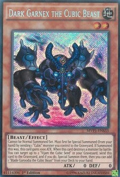 Dark Garnex the Cubic Beast (V.3 - Secret Rare)⁣ - The Dark Side of Dimensions Movie Pack⁣ (Secret Rare)⁣ [S33]