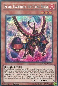 Blade Garoodia the Cubic Beast (V.3 - Secret Rare) - The Dark Side of Dimensions Movie Pack (Secret Rare) [MVP1-S34]