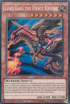 Lord Gaia the Fierce Knight (V.3 - Secret Rare)⁣ - The Dark Side of Dimensions Movie Pack⁣ (Secret Rare)⁣ [S50]