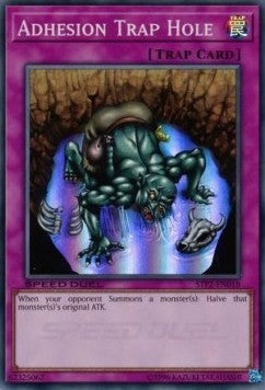 Adhesion Trap Hole - Speed Duel: Tournament Pack 2 (Super Rare) [STP2-018]