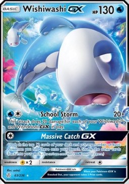 Wishiwashi GX⁣ - Cosmic Eclipse⁣ (Ultra Rare)⁣ [63]
