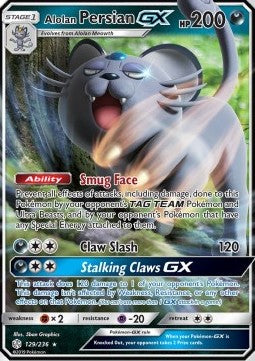 Alolan Persian GX⁣ - Cosmic Eclipse⁣ (Ultra Rare)⁣ [129]