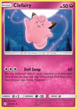Clefairy⁣ - Cosmic Eclipse⁣ (Uncommon)⁣ [144]