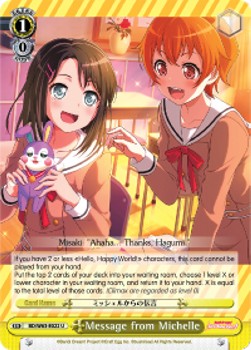 Message from Michelle⁣ - BanG Dream! Girls Band Party! 2⁣ (Uncommon)⁣ [022]
