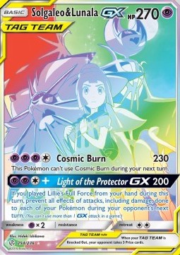 Solgaleo & Lunala GX⁣ - Cosmic Eclipse⁣ (Secret Rare)⁣ [254]
