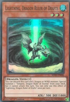 Lightning, Dragon Ruler of Drafts - Mystic Fighters (Super Rare) [MYFI-046]