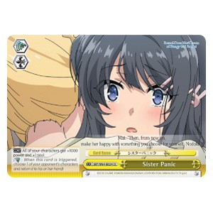 Sister Panic - Rascal Does Not Dream of Bunny Girl Senpai (Climax Common) [SBY/W64-024]