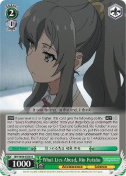 What Lies Ahead, Rio Futaba - Rascal Does Not Dream of Bunny Girl Senpai (Uncommon) [SBY/W64-038]
