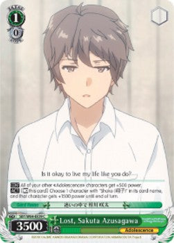 Lost, Sakuta Azusagawa - Rascal Does Not Dream of Bunny Girl Senpai (Common) [SBY/W64-039]