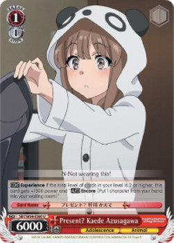 Present?, Kaede Azusagawa - Rascal Does Not Dream of Bunny Girl Senpai (Uncommon) [SBY/W64-060]
