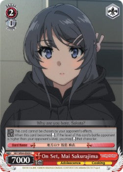 On Set, Mai Sakurajima - Rascal Does Not Dream of Bunny Girl Senpai (Common) [SBY/W64-069]
