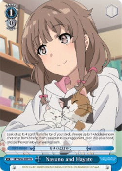 Nasuno and Hayate - Rascal Does Not Dream of Bunny Girl Senpai (Uncommon) [SBY/W64-097]