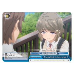 Returning World, Unreturned Feelings (V.1 - Climax Common) - Rascal Does Not Dream of Bunny Girl Senpai (Climax Common) [SBY/W64-099]