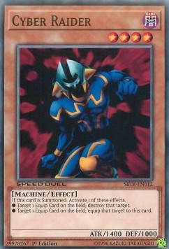 Cyber Raider - Speed Duel: Trials of the Kingdom (Common) [SBTK-012]