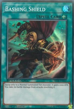 Bashing Shield - Speed Duel: Trials of the Kingdom (Super Rare) [SBTK-037]