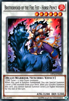 Brotherhood of the Fire Fist - Horse Prince⁣ - OTS Tournament Pack 12⁣ (Common)⁣ [020]