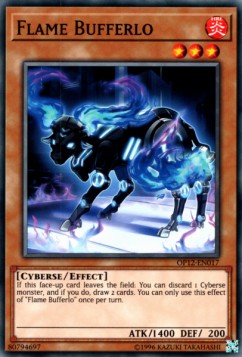 Flame Bufferlo - OTS Tournament Pack 12 (Common) [OP12-017]