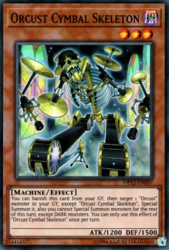 Orcust Cymbal Skeleton - OTS Tournament Pack 12 (Super Rare) [OP12-007]