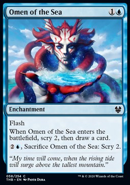 Omen of the Sea - Theros Beyond Death (Common) [THB-58]