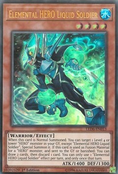 Elemental HERO Liquid Soldier⁣ - Legendary Duelists: Magical Hero⁣ (Ultra Rare)⁣ [013]