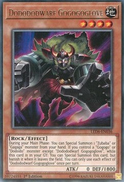 Dodododwarf Gogogoglove⁣ - Legendary Duelists: Magical Hero⁣ (Rare)⁣ [036]
