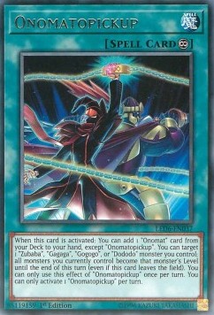 Onomatopickup⁣ - Legendary Duelists: Magical Hero⁣ (Rare)⁣ [037]