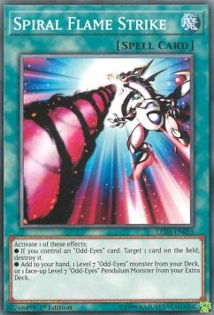 Spiral Flame Strike⁣ - Legendary Duelists: Magical Hero⁣ (Common)⁣ [055]