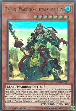 Ancient Warriors - Loyal Guan Yun⁣ - Ignition Assault⁣ (Super Rare)⁣ [012]