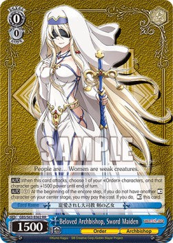 Beloved Archbishop, Sword Maiden (V.1 - Double Rare)⁣ - Goblin Slayer⁣ (Double Rare)⁣ [062]