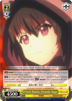 Final Battle, Female Sage - Goblin Slayer (Common) [GBS/S63-019]