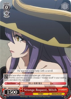 Strange Request, Witch - Goblin Slayer (Common) [GBS/S63-045]