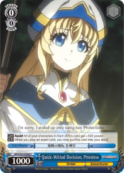 Quick-Witted Decision, Priestess - Goblin Slayer (Common) [GBS/S63-084]