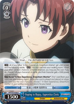 Hoping to Repay, Apprentice Cleric - Goblin Slayer (Common) [GBS/S63-085]