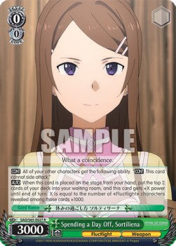 Spending a Day Off, Sortiliena⁣ - Sword Art Online -Alicization-⁣ (Rare)⁣ [027]