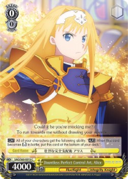 Dauntless Perfect Control Art, Alice⁣ - Sword Art Online -Alicization-⁣ (Common)⁣ [015]