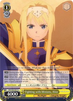 Fighting with Minions, Alice⁣ - Sword Art Online -Alicization-⁣ (Common)⁣ [017]