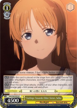 Feelings Towards Older Sister, Selka⁣ - Sword Art Online -Alicization-⁣ (Common)⁣ [018]